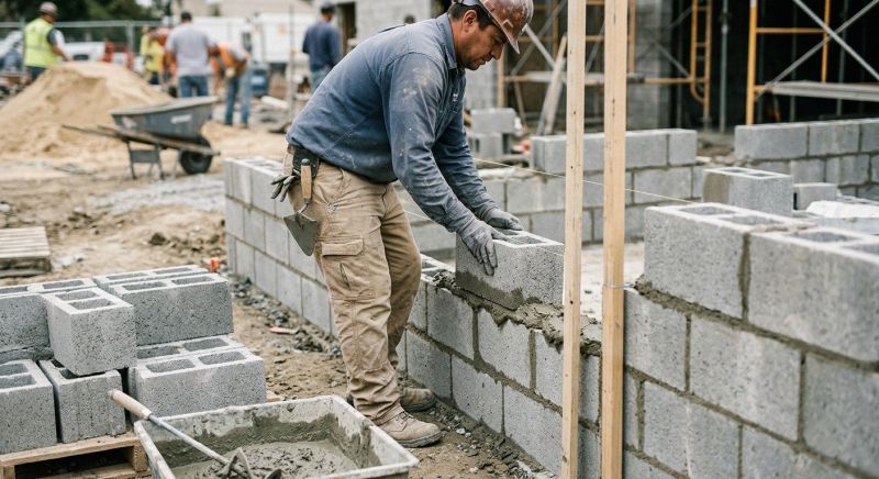 Block Wall Installation in Madison, CT