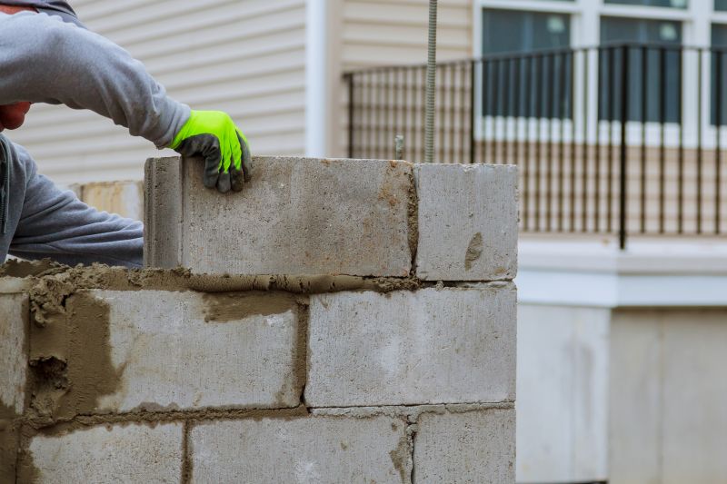 Block Wall Installation in Woodbridge, CT