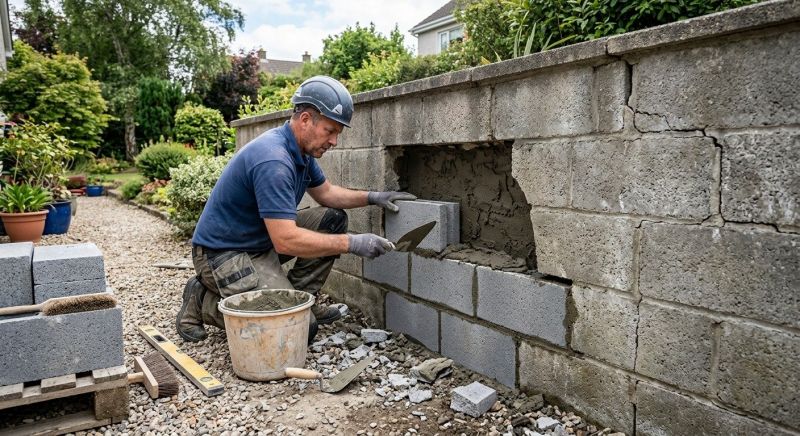Block Wall Repair in Cheshire, CT