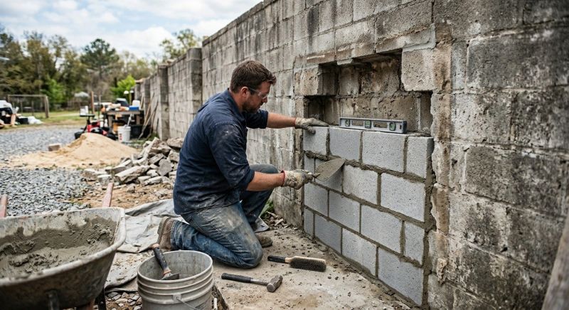 Block Wall Repair in Hamden, CT