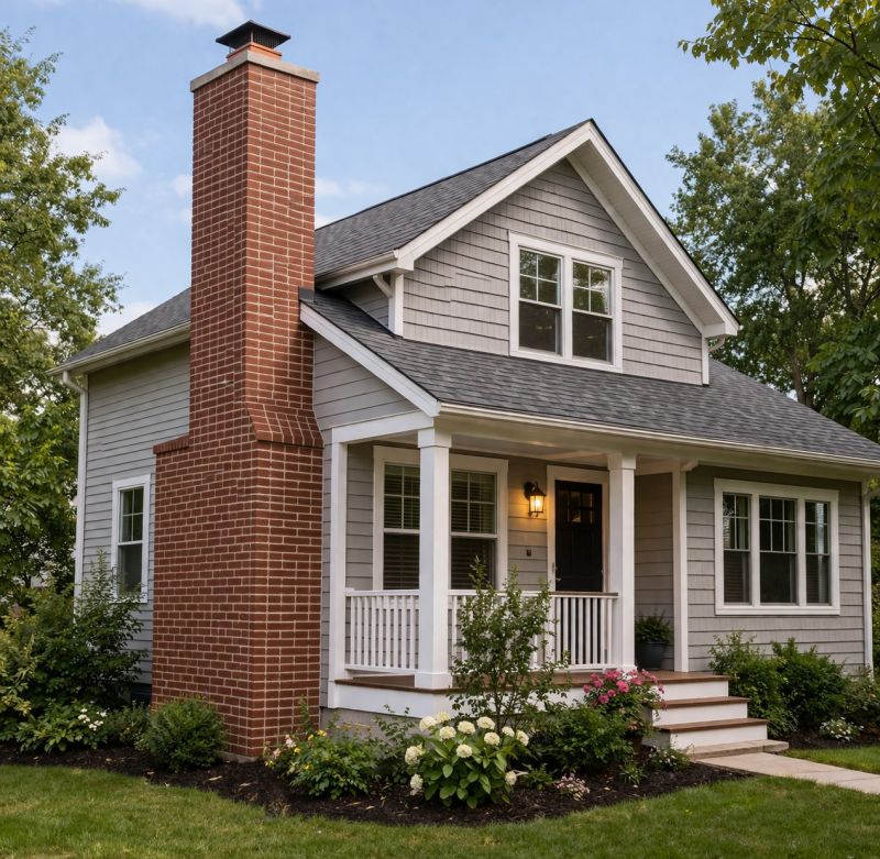 Brick Chimney Installation in Guilford, CT