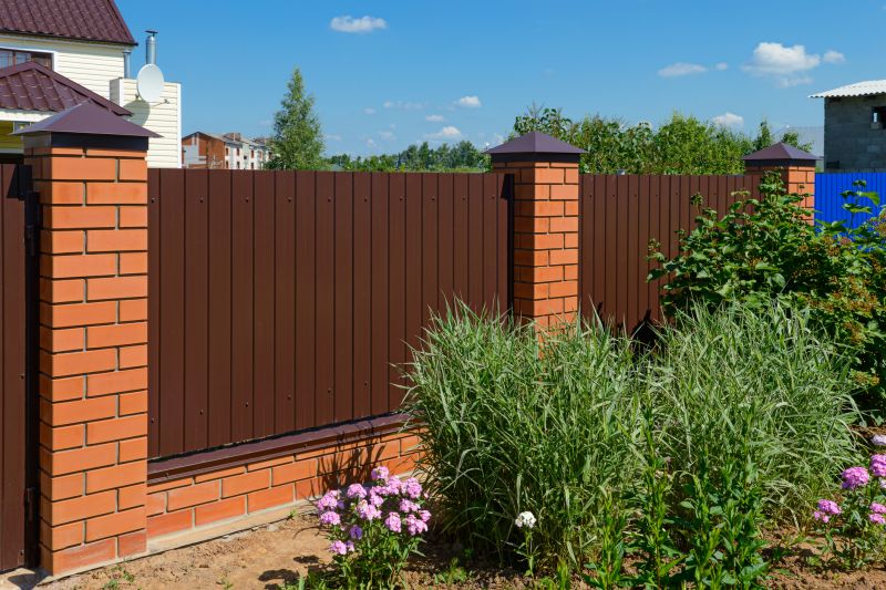 Brick Fence Installation in Guilford, CT