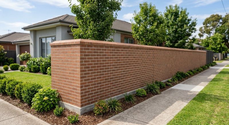 Brick Fence Installation in Guilford, CT