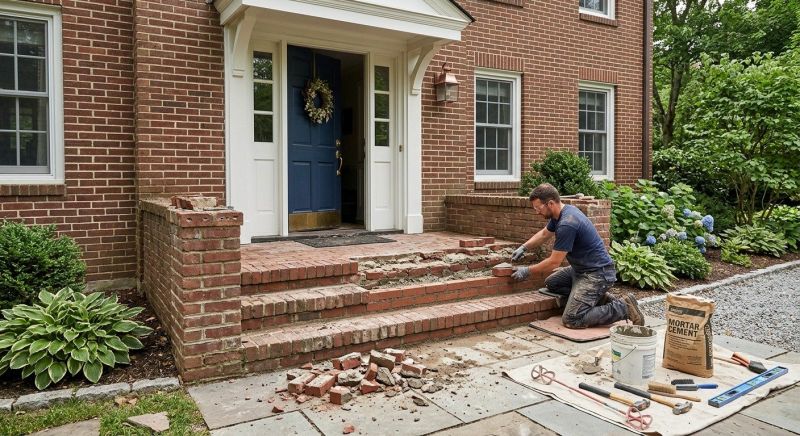 Brick Flatwork Repair in Westbrook, CT