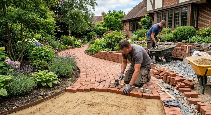 Brick Hardscape Installation in Southold, NY