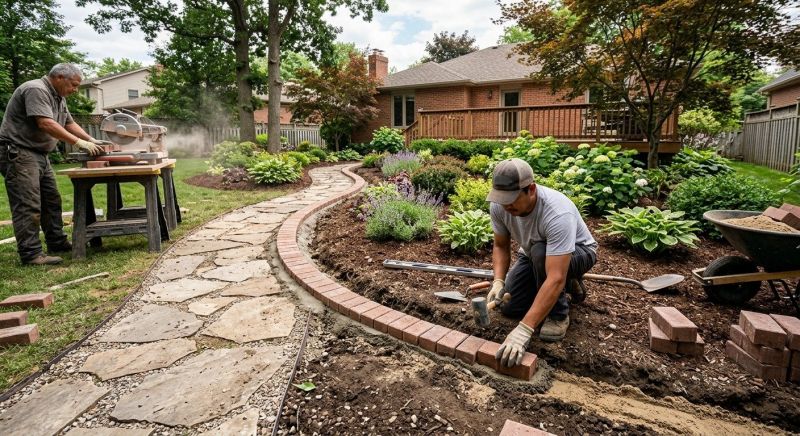 Brick Hardscaping Installation in Southington, CT
