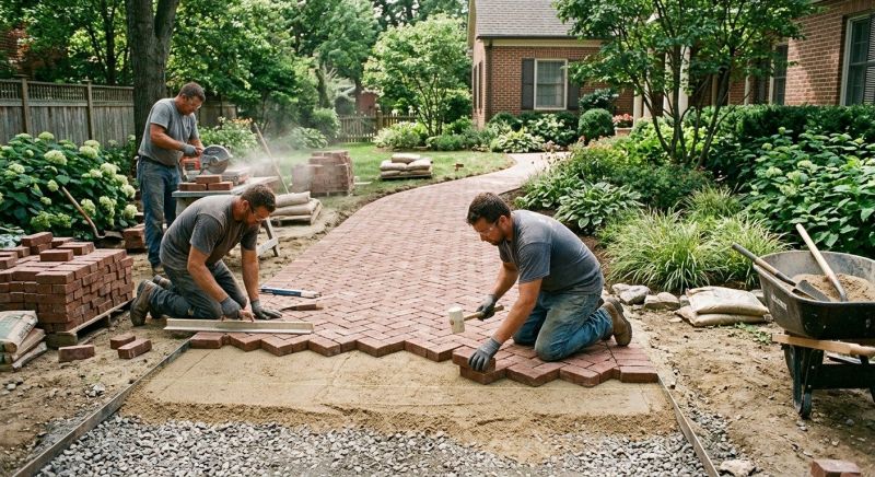 Brick Hardscaping Installation in Stratford, CT
