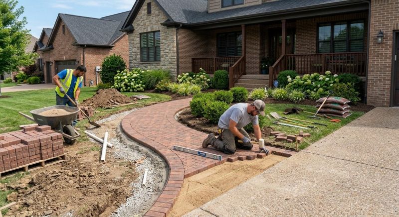 Brick Hardscaping Installation in Westbrook, CT