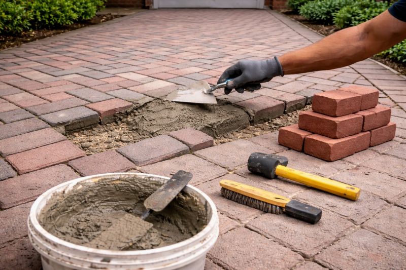 Brick Pathway Repair in Guilford, CT