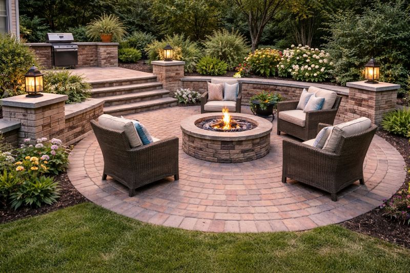 Brick Patio Installation in Guilford, CT