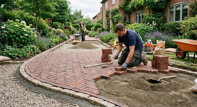 Brick Paving Installation in Berlin, CT
