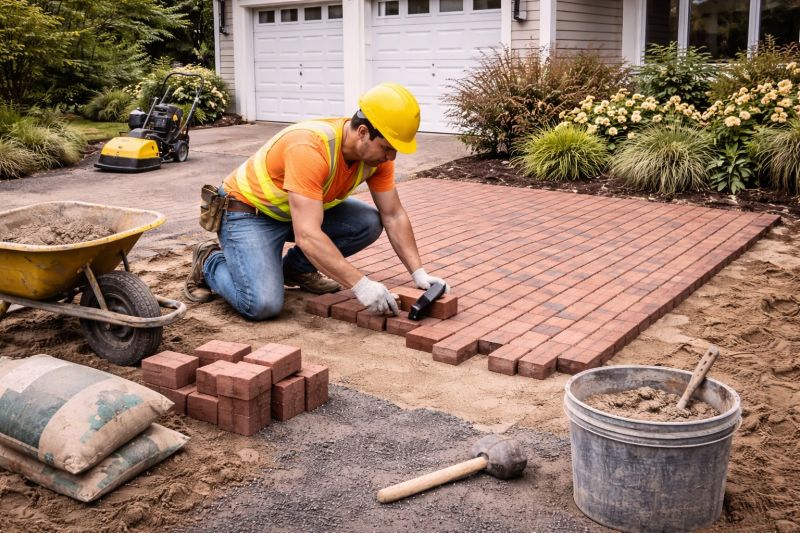Brick Paving Installation in Cutchogue, NY