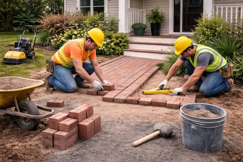 Brick Paving Installation in East Lyme, CT