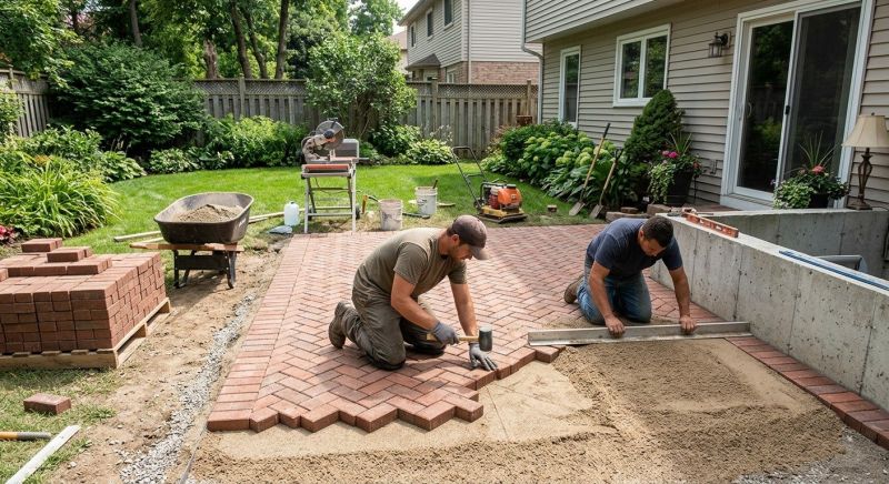 Brick Paving Installation in Hamden, CT