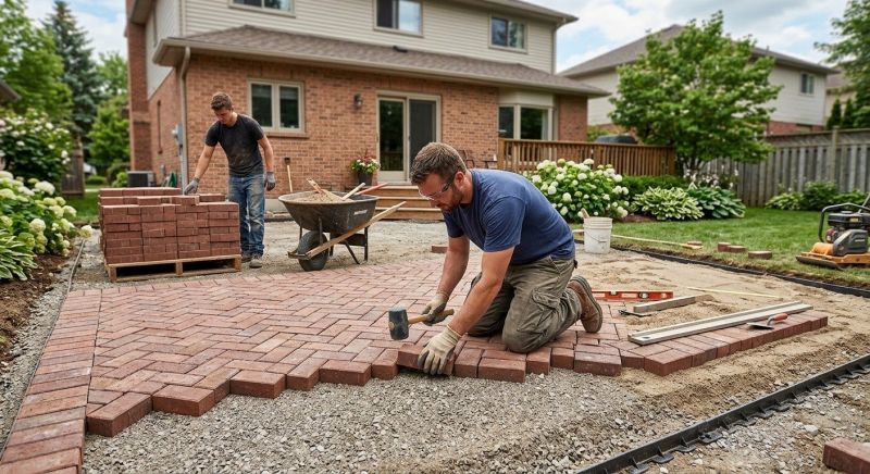 Brick Paving Installation in Higganum, CT
