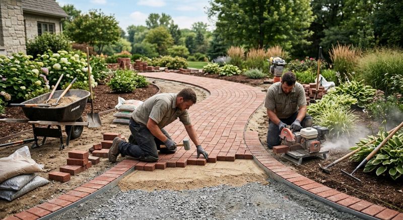 Brick Paving Installation in New Haven County, CT