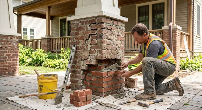 Brick Restoration in Ansonia, CT