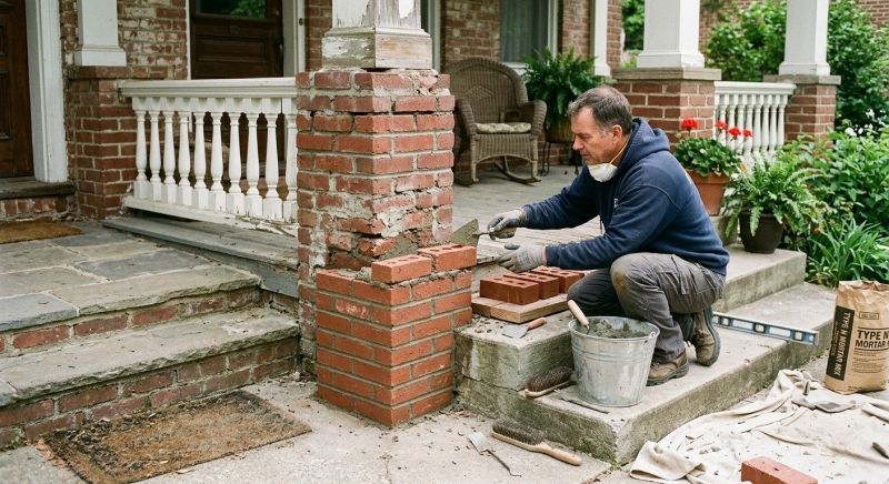 Brick Stairs Repair in Ansonia, CT