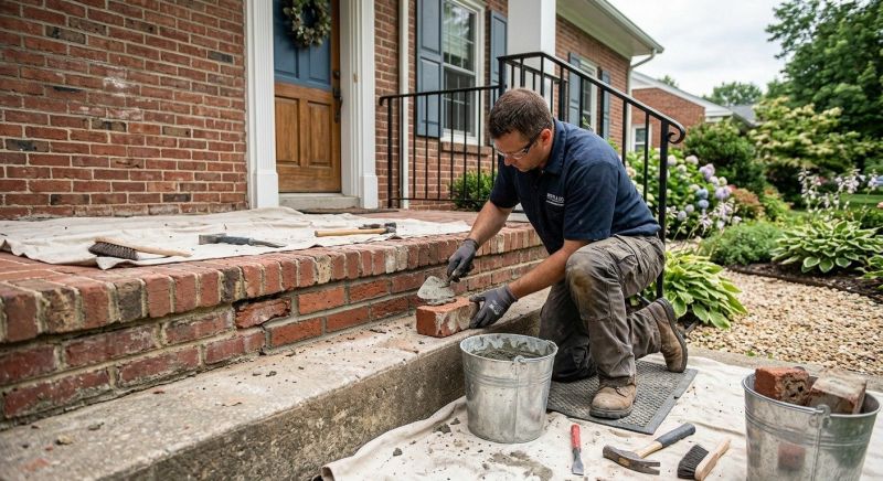 Brick Stairs Repair in Durham, CT