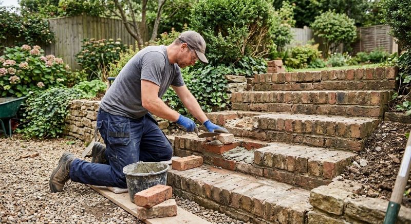 Brick Stairs Repair in Hamden, CT