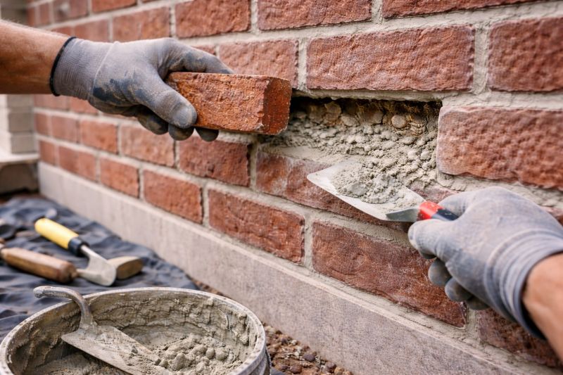Brick Stairs Repair in Wallingford, CT