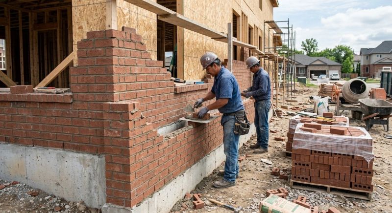 Brick Wall Installation in North Haven, CT