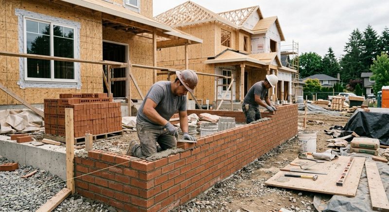 Brick Wall Installation in West Haven, CT
