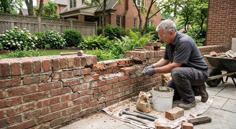Brick Wall Repair in Middletown, CT