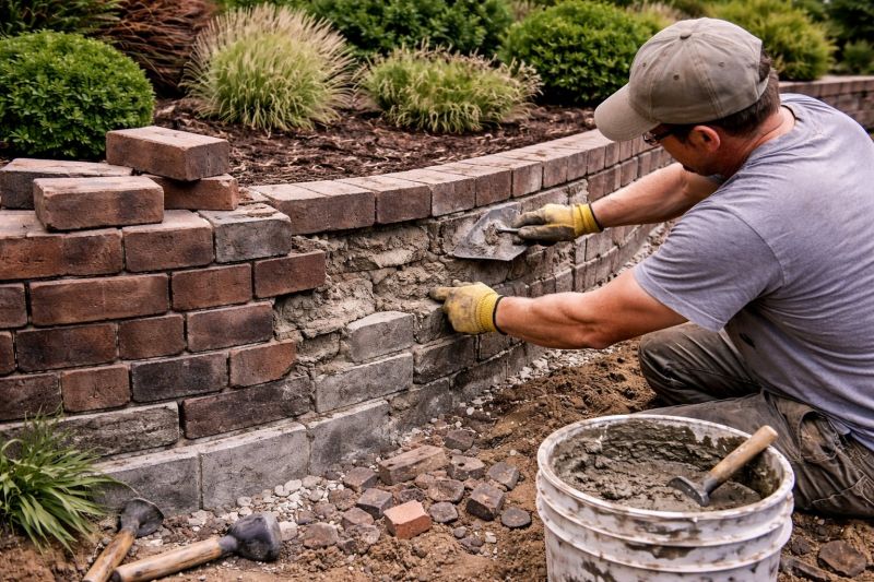 Brick Wall Repair in Old Lyme, CT