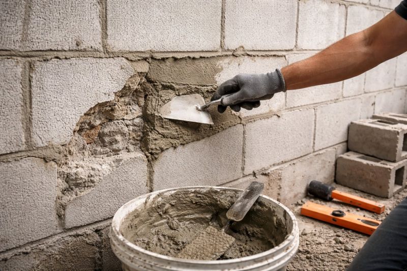 Cinder Block Wall Repair in Essex, CT