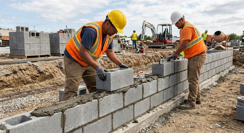 Cinder Blocks Installation in Ansonia, CT