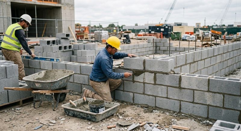 Cinder Blocks Installation in Wallingford, CT