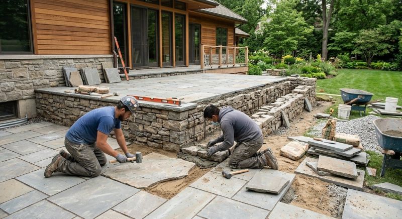 Masonry Steps Installation in Guilford, CT