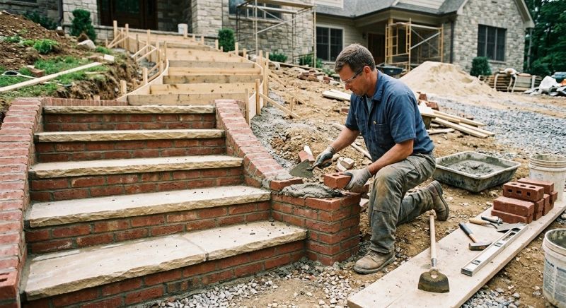 Masonry Steps Installation in Guilford, CT