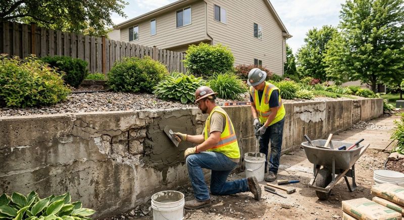 Retaining Wall Repair in Madison, CT
