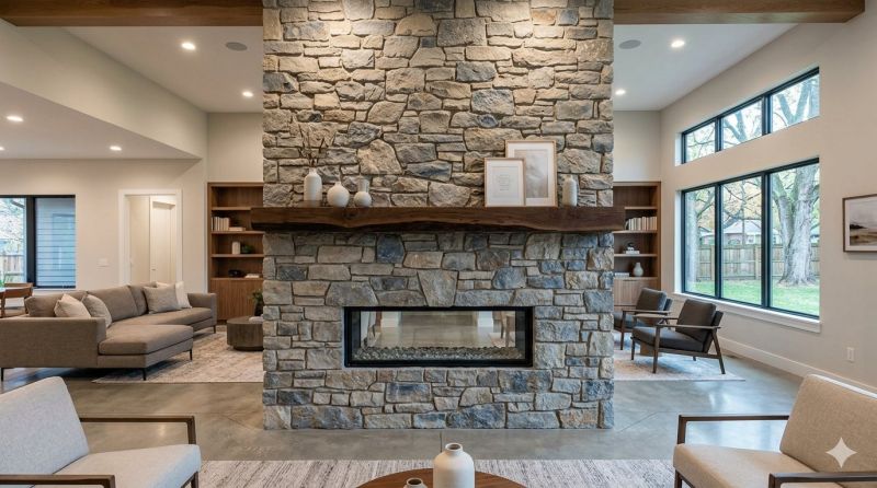 Stone Chimney Installation in Colchester, CT