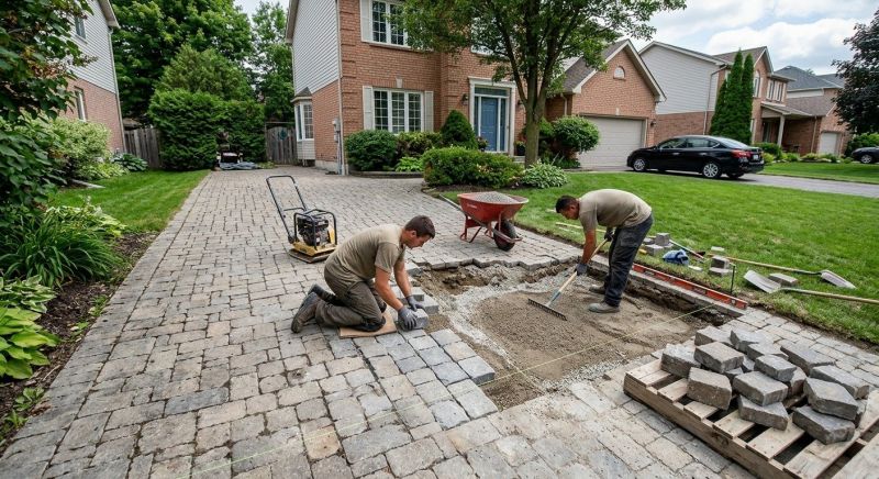 Stone Driveway Repair in Guilford, CT
