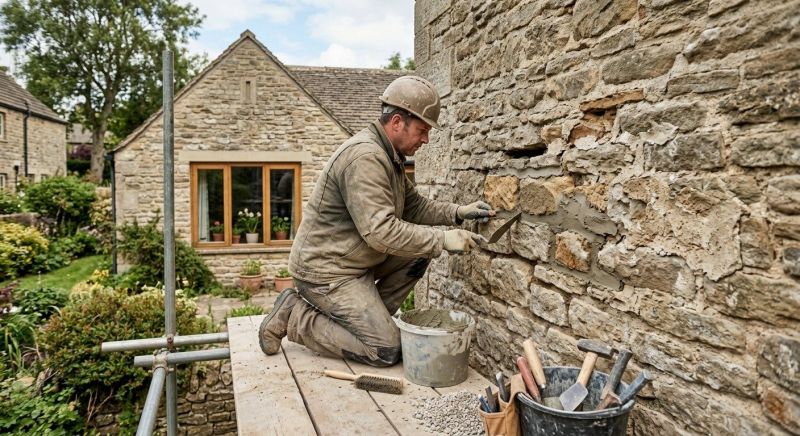 Stone Masonry Repair in Guilford, CT