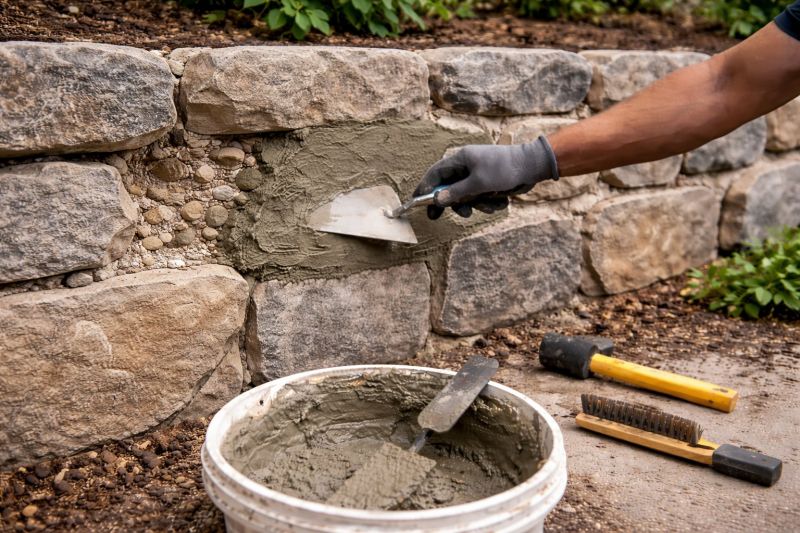 Stone Masonry Repair in South Glastonbury, CT