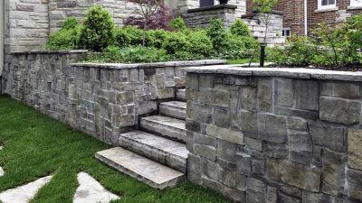 Stone Wall Hardscaping in Guilford, CT