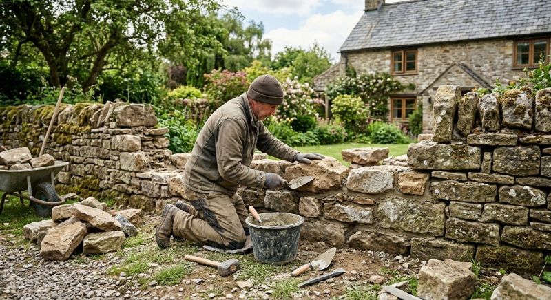 Stone Wall Repair in New Haven County, CT