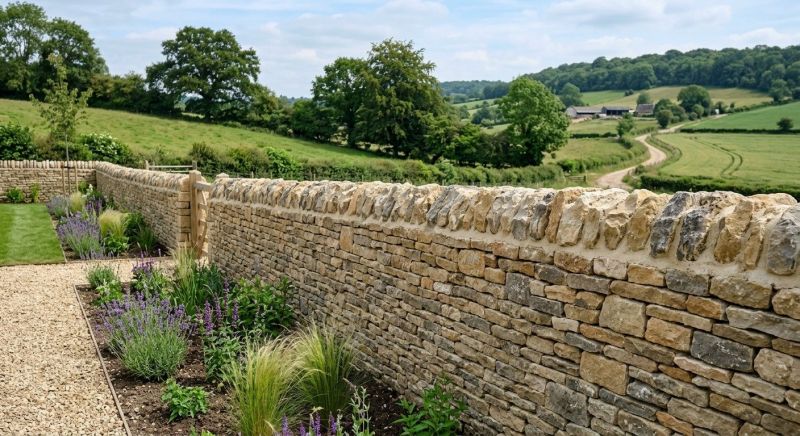 Stone Wall Replacement in Guilford, CT