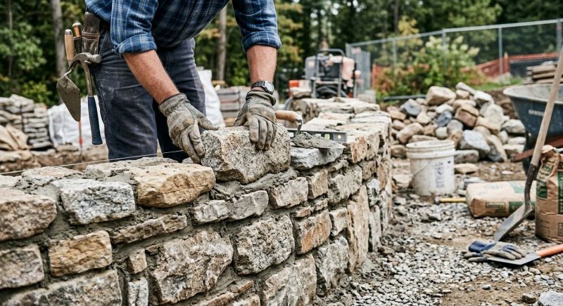 Stonework Installation in Durham, CT